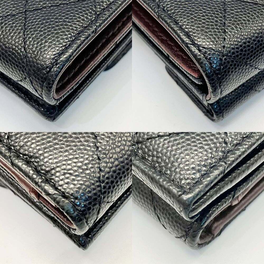 CHANEL Black Caviar Leather Wallet - Picture 4 of 7